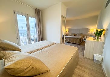 Habitación cuádruple con acceso al spa