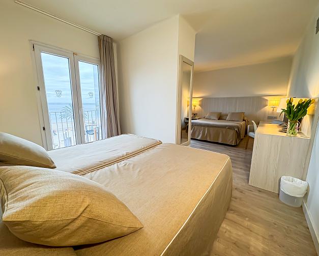 Chambre quadruple avec accès au spa