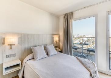 Habitación doble con vistas laterales al mar con acceso al spa