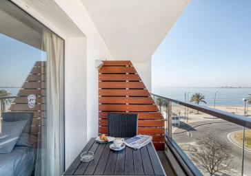 Habitación doble con vistas laterales al mar con acceso al spa