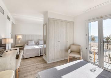 Habitación cuádruple con acceso al spa
