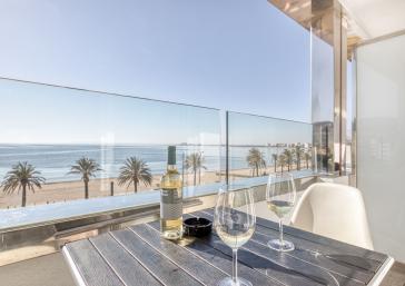 Habitació doble superior amb vista sobre el mar i accés a l'spa