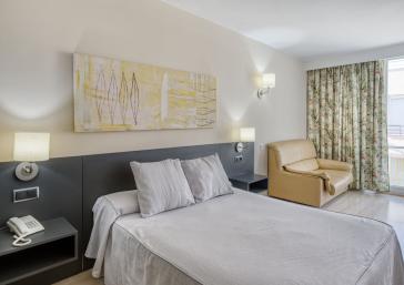 Habitació doble estàndard amb balcó i accés a l'spa